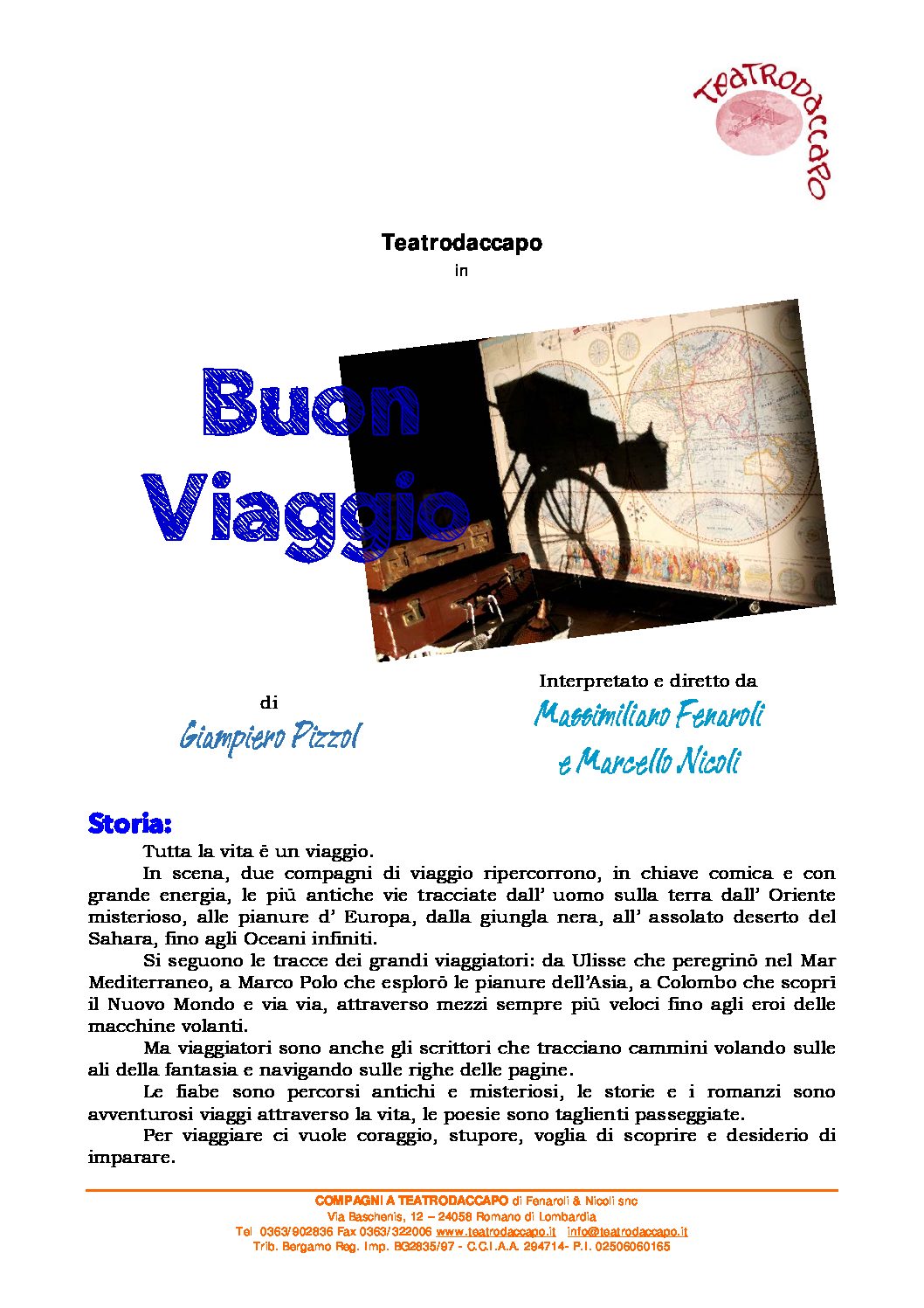BUON VIAGGIO TeatroDaccapo